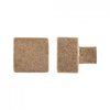 Pure meubelknop vierkant PQ 45 mm, ruw brons