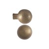 Pure meubelknop kogel PT 25 mm, ruw brons