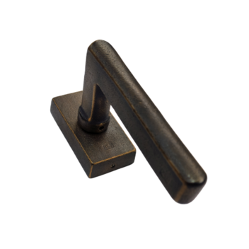 Pure raamkruk recht Ph1920 op rechth. rozet, Dark Bronze