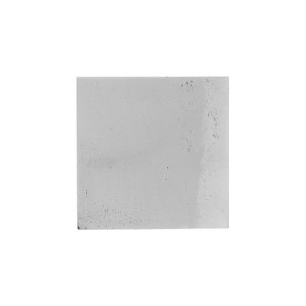 Tegel vierkant 10x10 cm, wit brons