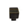 Pure meubelknop vierkant PQ 15 mm, Dark Bronze