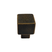 Pure meubelknop vierkant PQ 20 mm, Dark Bronze