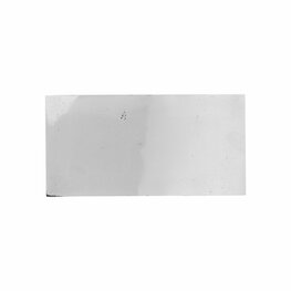 Tegel rechthoekig 10x20 cm, wit brons