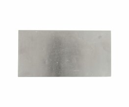 Tegel rechthoekig 10x20 cm, mat wit brons